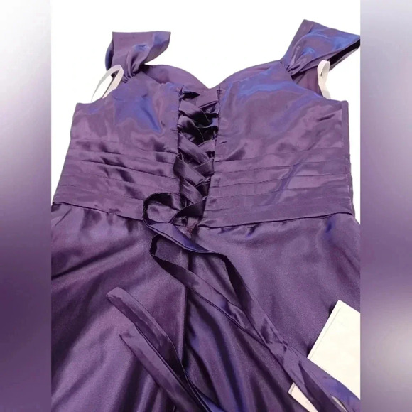 Witness of Love NWT Plum/Purple Maxi Sleeveless Corset Dress Size 14 - Picture 7 of 11